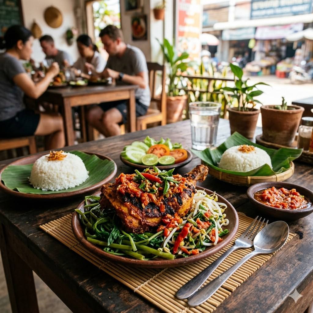 Ayam Penyet Sambel Plecing